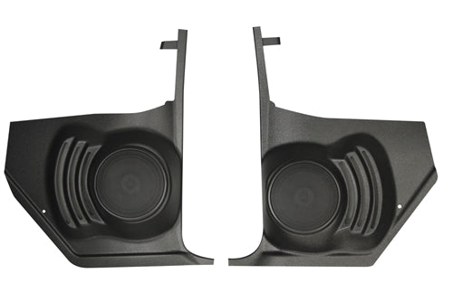 1964 - 1966 Chevelle Kick Panels with 80 watt 6-1/2" Coaxial Speakers for Non Factory Air Models, Pair