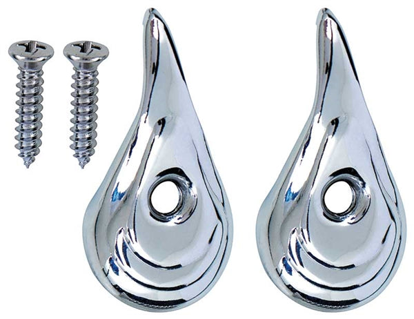 1964 - 1966 Chevelle Interior Chrome Coat Hooks, Pair