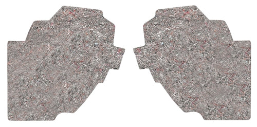 1968 - 1972 Chevelle Kick Panel Insulation Pads, Pre-Cut, Pair