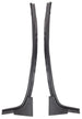 1970 - 1972 Chevelle Door Jamb Windlace Trims, OE Style, Pair
