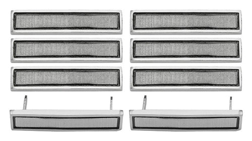 1967 Chevelle Door Panel Emblems, Set of 8