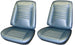 1967 Chevelle Front Bucket Seat Covers Set, Angle 3