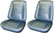 1967 Chevelle Front Bucket Seat Covers Set, Angle 3