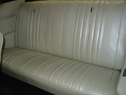 1970 Chevelle Back Rear Seat Covers, 2 Door Coupe Hardtop, Angle 2