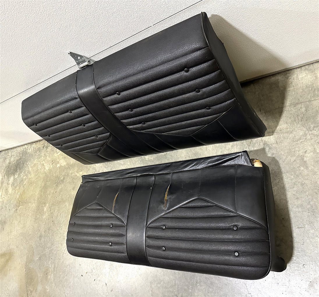 1970 - 1972 Chevelle Rear Seat, 2 Door Coupe, Original GM Used, Angle 2