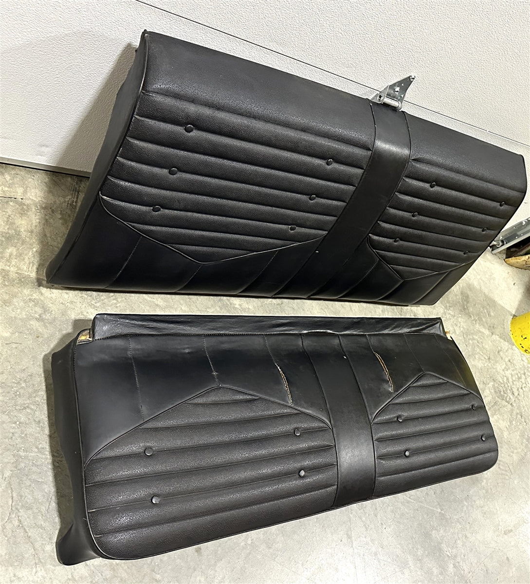 1970 - 1972 Chevelle Rear Seat, 2 Door Coupe, Original GM Used, Angle 3