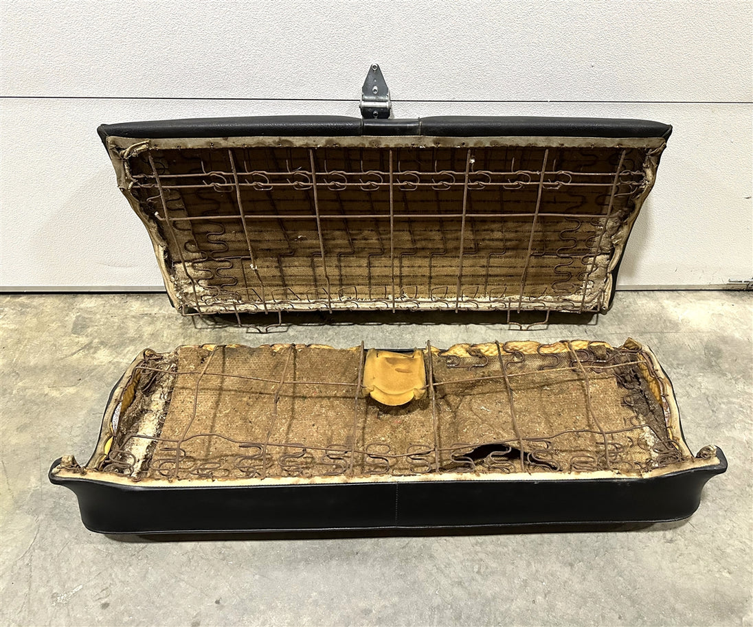 1970 - 1972 Chevelle Rear Seat, 2 Door Coupe, Original GM Used, Angle 4