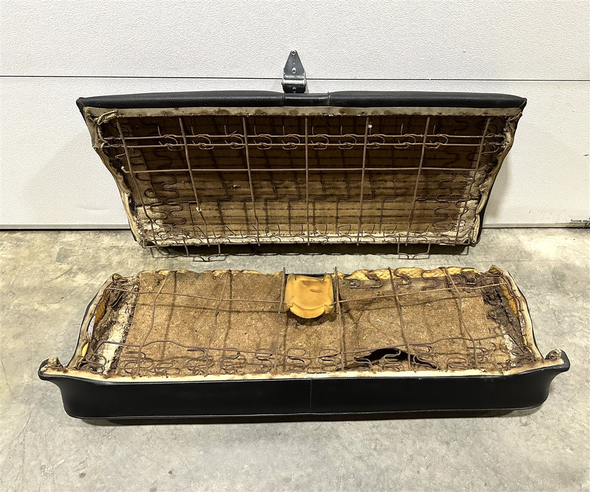 1970 - 1972 Chevelle Rear Seat, 2 Door Coupe, Original GM Used, Angle 4