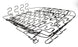 1966 - 1967 Chevelle Bucket Seat Springs Bottom, One Seat, Angle 2