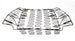 1966 - 1967 Chevelle Bucket Seat Springs Back Section, One Seat, Angle 3