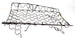 1966 - 1967 Chevelle Bucket Seat Springs Back Section, One Seat, Angle 4