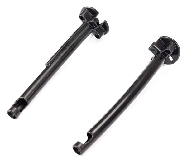 1969 - 1972 Bucket Seat Headrest Plastic Track Guides, Pair (Does 1 Seat), Angle 2