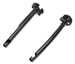 1969 - 1972 Bucket Seat Headrest Plastic Track Guides, Pair (Does 1 Seat), Angle 2