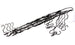 1968 - 1972 Chevelle and 1968 - 1971 Nova Bucket Seat Springs, Bottom, Each, Angle 3