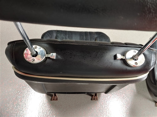 1969 - 1972 Chevelle and Nova Bucket Seat Headrest Lock Assembly, Each, Angle 3