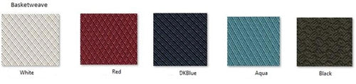 1966 Chevelle Sunvisors Coupe, Basketweave, Choose Your Color, Pair, Angle 3