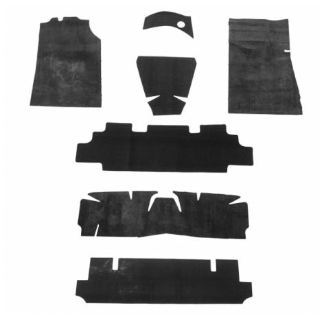 1964 - 1972 Chevelle Floor Carpet Heat and Sound Deadener Set
