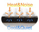 1964 - 1967 Chevelle Floor, Doors, and Roof Heat Sound Deadener Insulation Set, ULTA-MAT Sound Deadening, Angle 3