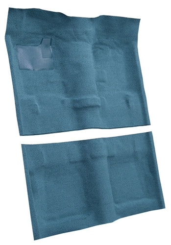 1968 - 1974 Nova Correct Original Style Floor Carpet for Front Bucket Seat Models, OE Style 80/20 Loop Material