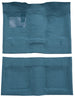 1968 - 1974 Nova Correct Original Style Floor Carpet for Front Bucket Seat Models, OE Style 80/20 Loop Material, Angle 2