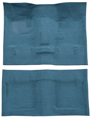1968 - 1974 Nova Correct Original Style Floor Carpet for Front Bucket Seat Models, OE Style 80/20 Loop with Molded, Angle 2
