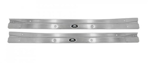 1968 - 1979 Nova Door Jamb Step Sill Plates, Body by Fisher, Pair, Angle 2
