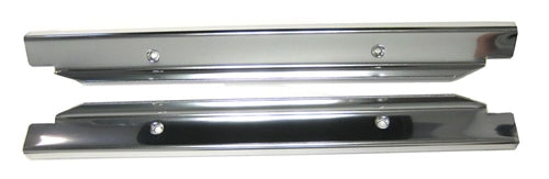 1968 - 1972 Nova Rear Door Jamb Step Sill Plates Extensions, Pair