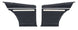 1969 Nova Rear Side Panels Set with the Deluxe or Factory Custom Interior Option, Pre-Assembled Pair