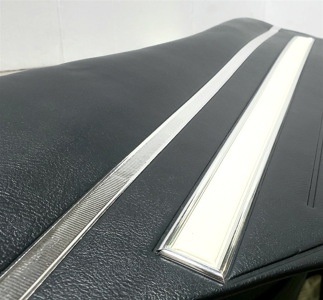1969 Nova Rear Side Panels Set with the Deluxe or Factory Custom Interior Option, Pre-Assembled Pair, Angle 3