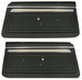 1969 Nova Front Door Panels Set with the Deluxe or Factory Custom Interior Option, Pre-Assembled Pair