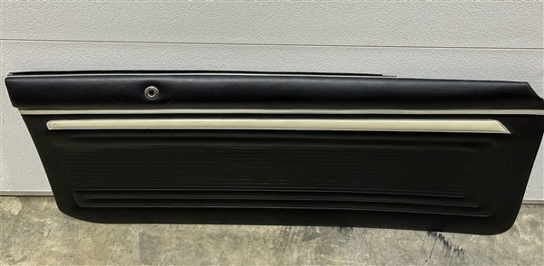 1969 Nova Front Door Panels Set with the Deluxe or Factory Custom Interior Option, Pre-Assembled Pair, Angle 4