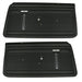 1971 - 1972 Nova Door Panels Set, Standard Interior, Front, Pre-Assembled, Pair