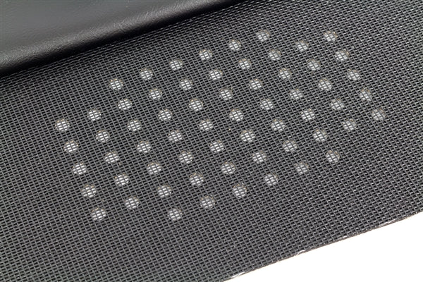 1968 - 1972 Nova Rear Window Package Tray with Mesh Screen Material and Speaker Holes, Colors, Angle 2