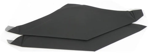 1968 - 1972 Nova Headliner Sail Panel Boards, Black, Basketweave, Pair
