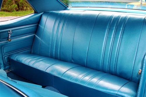 1968 Nova Back Rear Seat Covers with the Deluxe or Factory Custom Interior Option