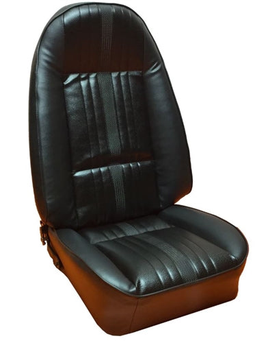 1972 Nova Front Bucket Seat Covers Pair, Angle 2