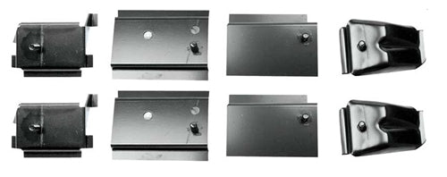 1968 - 1971 Nova Bucket Seat Mounting Brackets, 8 Piece Set
