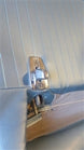1967 - 1972 Chrome Front BENCH SEAT Back Release Knob, Each, Angle 2