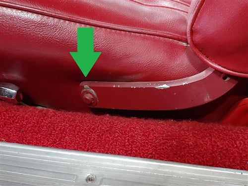 Seat Hinge Arm Cover Button Clip Retainer, Each, Angle 2