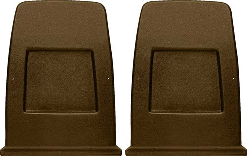 1972 - 1974 Nova Bucket Seat Back Panels Pair, Black
