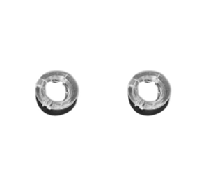 1967 Chevelle Door Lock Knob Plastic Ferrules, Pair