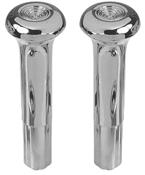 1970 - 1972 Chrome Door Lock Pull Knobs, OE Style Pair