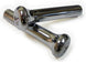 1970 - 1972 Chrome Door Lock Pull Knobs, OE Style Pair, Angle 2