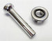 1968 - 1972 Chevelle and Nova Chrome Door Lock Knob and Ferrule Set, Each, Angle 2