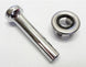 1968 - 1972 Chevelle and Nova Chrome Door Lock Knob and Ferrule Set, Each, Angle 2