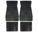 1973 - 1981 Chevelle, Malibu, or Nova Floor Mats Set, Original GM Style, Black