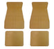 1973 - 1981 Chevelle, Malibu, or Nova Floor Mats Set, Original GM Style, Camel Tan