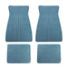 1973 - 1981 Chevelle, Malibu, or Nova Floor Mats Set, Original GM Style, Light Medium Blue