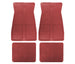 1973 - 1981 Chevelle, Malibu, or Nova Floor Mats Set, Original GM Style, Red