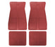1973 - 1981 Chevelle, Malibu, or Nova Floor Mats Set, Original GM Style, Red